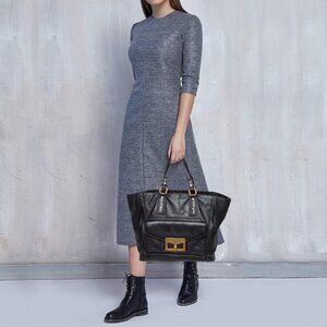 Marc by Marc Jacobs Bianca Haley Black Pebbled Leather Tote